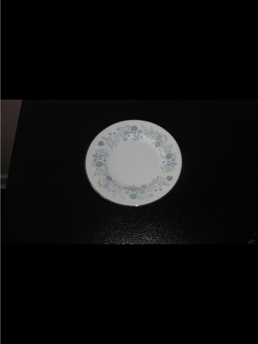 4 Lot Wedgwood Belle Fleur 6" Bread Dessert Plate Floral Silver Band Vtg England